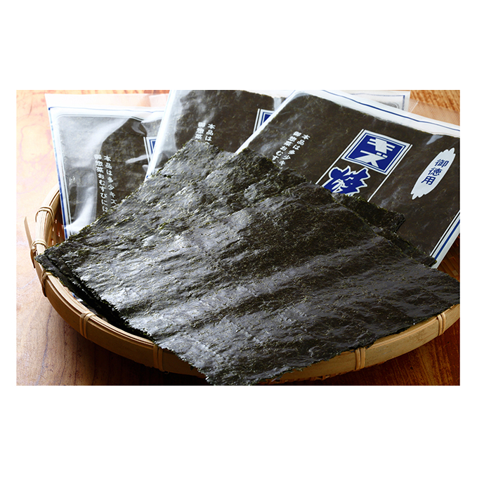 千葉県産お徳用キズ焼のり 海藻 