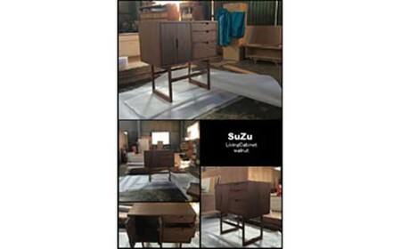 【SUZUキャビネット 80cm】 ウォールナット材 オイルフィニッシュ 質感・存在感あふれるキャビネット 家具 棚 キャビネット リビングボード サイドボード シェルフ 飾り棚 食器棚 本棚 MUF