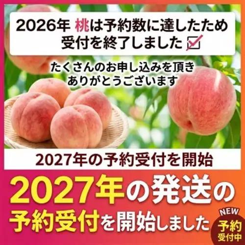【2027年発送　先行受付】【訳あり】桃5～9玉2kg以上【配送不可地域：離島】【1456742】