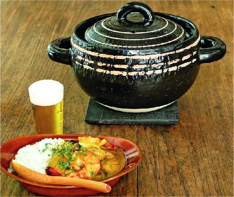 長谷園の「伊賀土鍋 カレー鍋 」（3～4人用）【ngtn0056】