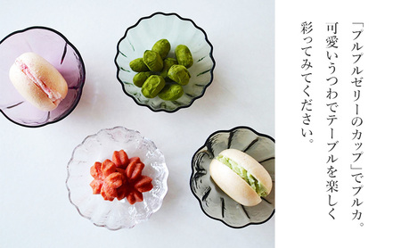 プルカ 豆鉢 3個 菊・梅・木の葉（クリアー）　食器 うつわ 器 小鉢 薬味皿 アクセサリートレイ 手作り ギフト プレゼント 贈り物 九十九里町 千葉