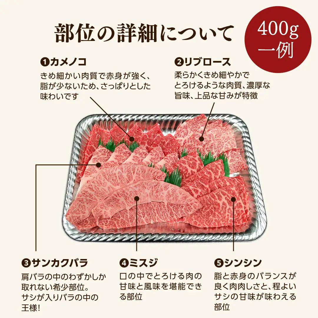 【 スピード 発送 】【 常陸牛 】 焼肉 5種盛りセット400g（各種 約80g) (茨城県共通返礼品)
