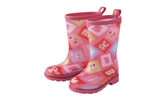 E157 ミキハウス レインブーツ(ピンク) 15cm