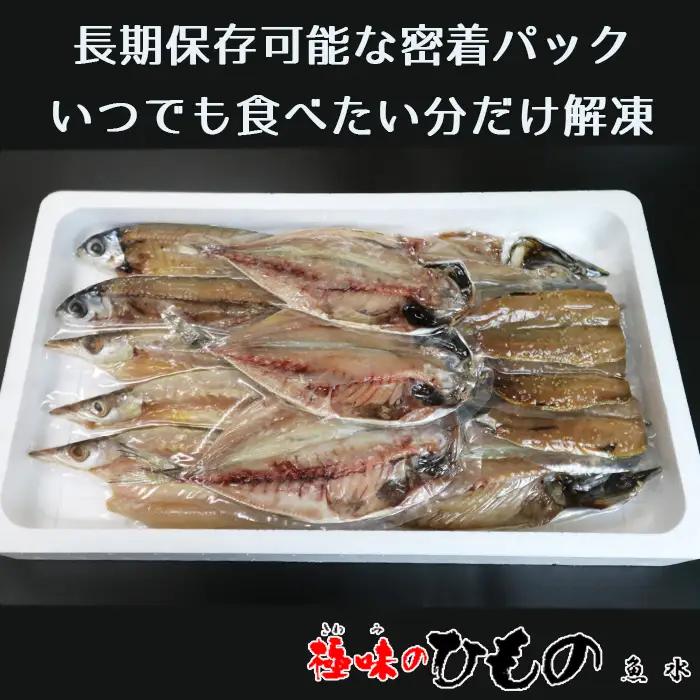 【極味のひもの】天日干しで旨み凝縮！こだわりの国産ひものセット 5種13枚 選べる５カ月定期便《隔月発送》 《発送開始月指定可》 ひもの ひらき 干物 サバ 鯖 さば アジ あじ 鯵 カマス 魳 かま