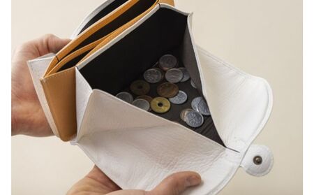 財布 RIPS 野生鹿革 レディース財布  小銭入れ 革 本革 革製品 皮革製品 鹿革 お札入れ コインケース ウォレット カード ファッション レディース 小物 ホワイト