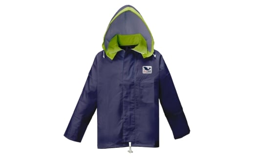 SSマリンエクセル　ジャケット　ネイビー　12270280【サイズ：3L】 / 耐油 耐寒 防水加工 襟付き フード 作業服 作業着【logo178】