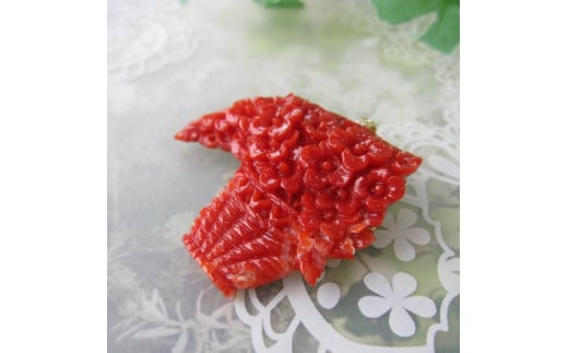 珊瑚職人館の珊瑚ブローチ52