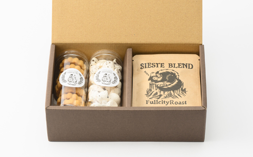 【ギフトに使える】自家焙煎珈琲の「マイルド」ドリップバッグと焼き菓子2種のギフト【1637813】