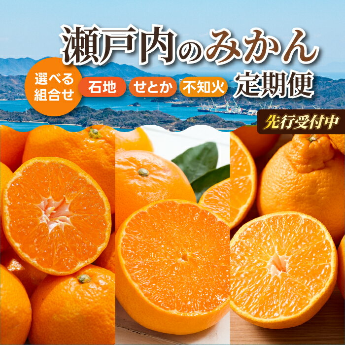 【ふるさと納税】【数量限定☆先行受付】柑橘食べ比べ定期便 石地みかん2.5kg・せとか2.5kg・不知火2kg 【選べる種類】3種または2種 フルーツ 果物 みかん しらぬい オレンジ デコポン 産地直送 ジューシー 人気 濃厚 T09-r