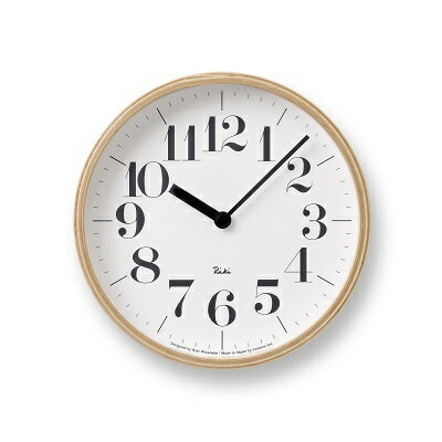 【ふるさと納税】掛け時計 グッドデザイン賞受賞 時計 RIKI CLOCK WR-0401S Lemnos レムノス 壁掛け時計 インテリア　 富山県高岡市 　お届け：※申込状況によりお届け迄1～2ヶ月程度かかる場合があります。