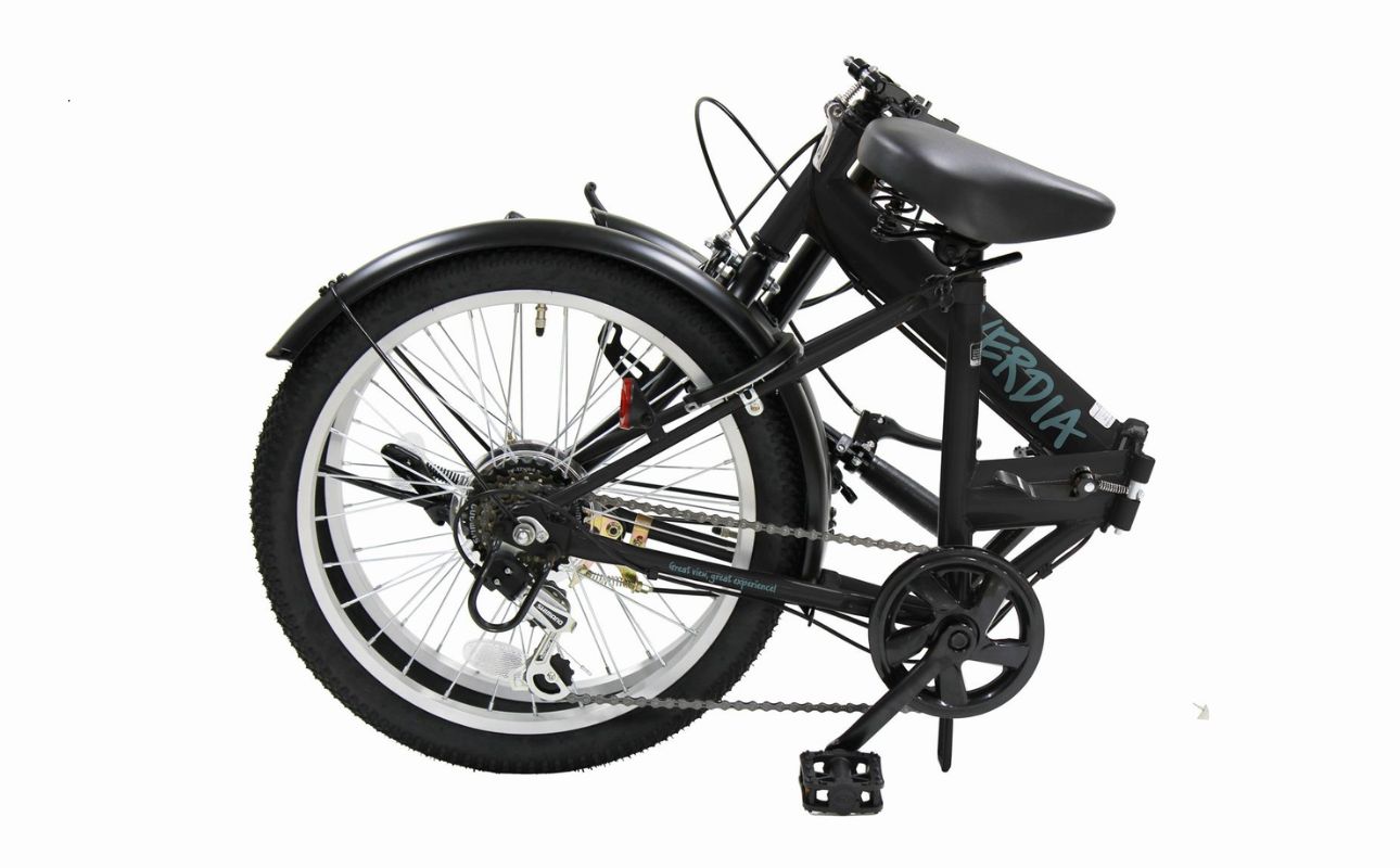 折りたたみ自転車 20インチ 6段変速 ワイドタイヤ ヴェルディア 街乗り 通勤 通学 安定走行 フォールディングバイク│武田産業 人気返礼品 三重県 四日市市 ふるさと納税