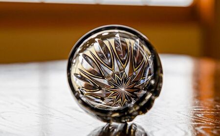 江戸切子 冷酒杯 伝統工芸士・鍋谷聰 作 ＜蓮＞カガミクリスタル  |江戸切子 グラス 茨城県 龍ケ崎市