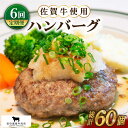 【ふるさと納税】【全6回定期便】佐賀牛 ハンバーグ 10個セット【田中畜産牛肉店】 [HBH051]