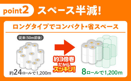 トイレットペーパー 64ロール 3倍巻き  【シングル】 北海道・沖縄県・離島への配送不可 日用品 生活用品 エコ 岐阜市 / 河村製紙[ANBJ014]