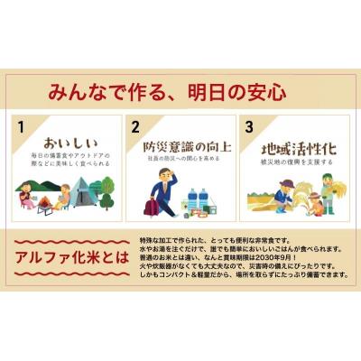 ふるさと納税 岩沼市 岩沼みんなの家のみんなのお米!“ひとめぼれ”アルファ化米 5個[No.5704-1731] |  | 03