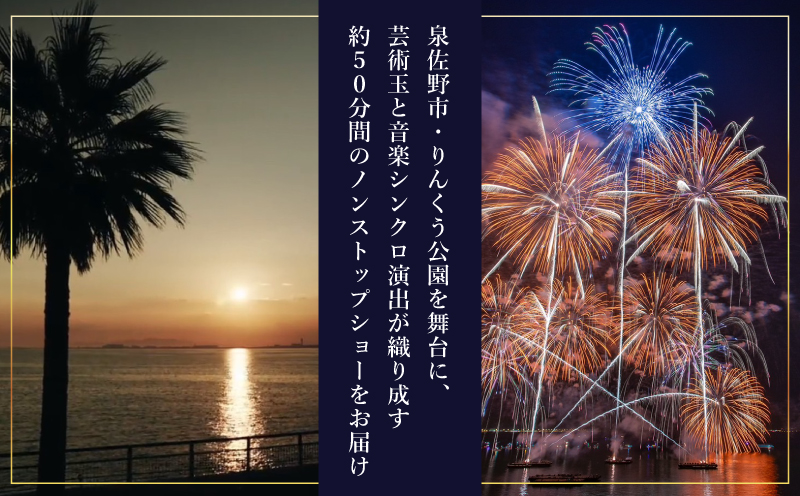 大阪芸術花火2026 観覧チケット マーブルビーチサイド ビーチイス席【大阪 泉佐野 大阪府 泉佐野市】