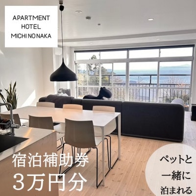 apartmentHotel「途乃中」宿泊補助券(30,000円分)【1699125】