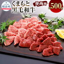 【ふるさと納税】くまもと黒毛和牛 焼肉用 約500g ブランド 和牛 黒毛和牛 熊本県産 九州産 国産 牛肉 黒毛和種 お肉 肉 焼き肉 BBQ バーベキュー やきにく 冷凍 送料無料