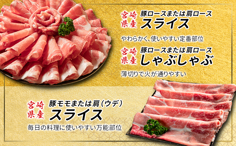 数量限定 ＜満喫Aセット＞ 豚肉 合計4.5kg 国産 ロース 肩ロース スライス モモ ウデ ミンチ ハンバーグ しゃぶしゃぶ 詰め合わせ 大容量 冷凍 小分け 便利 おすすめ 送料無料