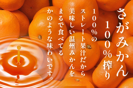 ＼工場直送／果汁100％ さがみかん100%搾り 330ml × 12本|計3960ml | 温州みかん果汁100% |ストレート|オレンジジュース|濃厚|フルーティ|鹿島市製造|人気|安心安全 |リ