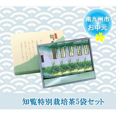ふるさと納税 南九州市 【お中元に】知覧特別栽培茶5袋セット