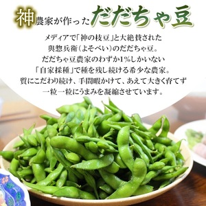 【令和8年産先行予約】メディアで大絶賛！「神の枝豆」と呼ばれた「與惣兵衛（よそべい）のだだちゃ豆」1.2kg　K-831
