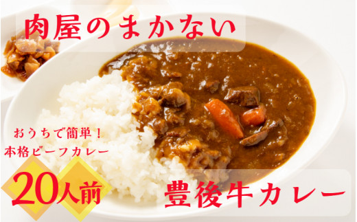 
肉屋のまかない豊後牛カレー4.6kg（230g×20P）_1794R
