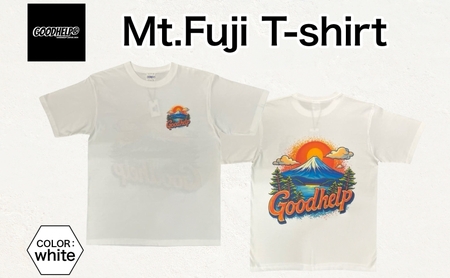 TシャツGOODHELPMt.Fujiwhite富士山Tシャツ