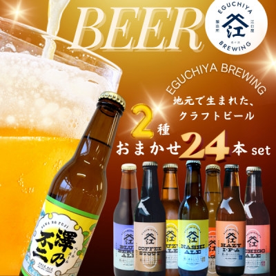 
                  霞ヶ浦エリアの醸造所　江口屋醸造所のクラフトビール2種24本セット【1731249】
                