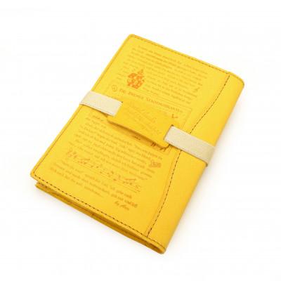 ふるさと納税 牛久市 【サイフ工房 ANDOU】文庫本カバー&ブックバンドのセット(イエロー) |  | 01
