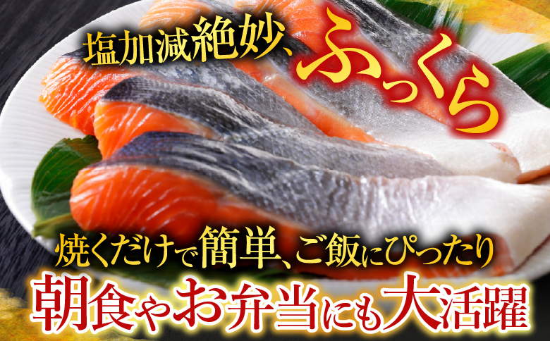 お刺身トラウトサーモン6～12本(計3kg)＆塩銀鮭切り身1切(約70g)×30P D-09040