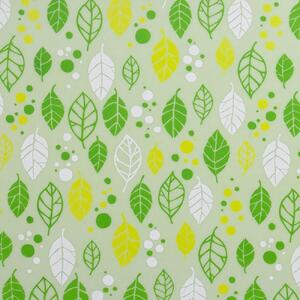 タツクラフト 友禅染和紙トレー M 33cm 2枚セット サマー リーフ グリーン