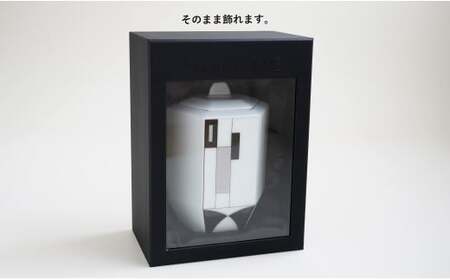 有田焼 Angel’s home 天使たちのおうち ARTDECO SILVER / BLACK -アールデコ- シルバー / ブラック【よう楽庵・たかす】六角型 ペット 骨壺 小型犬 犬骨壺 猫骨壺