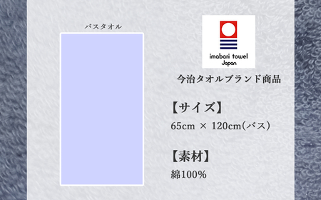 【今治タオル】 はだもふ バスタオル 4枚 【5SECONDS】 ふわふわ もふもふ 自宅用 日本製 綿100% (ブルーグレー)