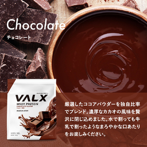 【7営業日以内発送】VALX ホエイプロテイン 2kg チョコレート風味 プロテイン チョコレート チョコ