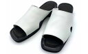 【ふるさと納税】WRAP SANDALS ホワイト×ブラック×ブラック 27cm ／ マルサンフットウェアー サンダル レザー 軽量 奈良県 御所市