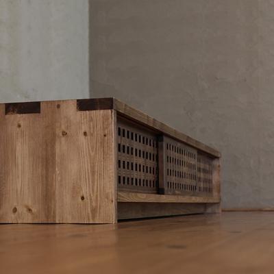 ふるさと納税 大川市 テレビボード　古都　3枚引戸　Lタイプ　琥珀色　174x45x29　大川市　WAプラス |  | 02
