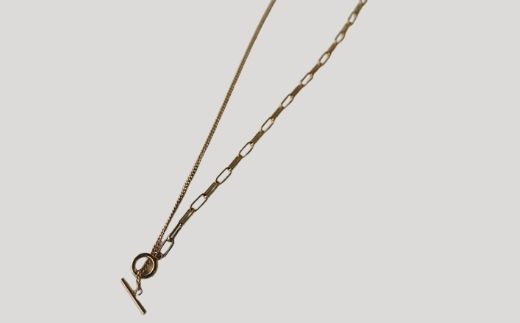 【LENERAオリジナルネックレス】shine through necklace (curve) 【079007】
