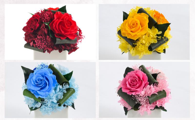 キューブS 花 お花 プリザーブドフラワー ギフト プレゼント お祝い 誕生日 お供え アレンジ インテリア 東京都 墨田区【ホワイト】