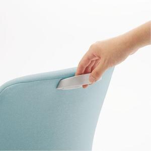 Mea2_コクヨチェアー　エルア(ライトグレー・本体黒)／肘つき／フローリング用（Vキャスター）　／在宅ワーク・テレワークにお勧めの椅子