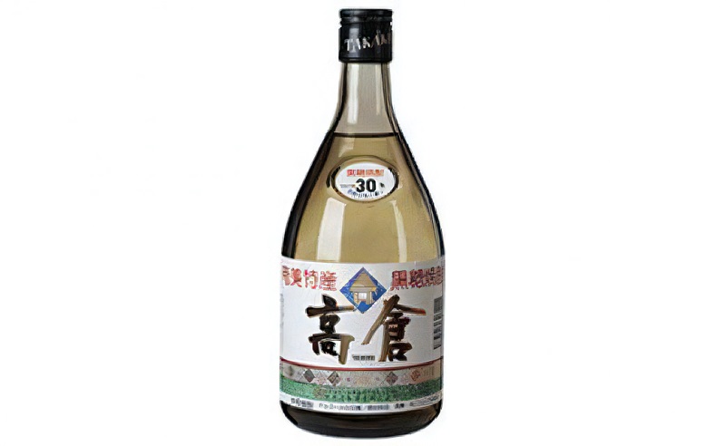 奄美黒糖焼酎 高倉 30度 720ml - 奄美大島産黒糖100%使用 3年以上熟成 原酒 樫樽 まろやかなコク 果実のような甘い香り ふくよかな味わい ロック 水割り-1001