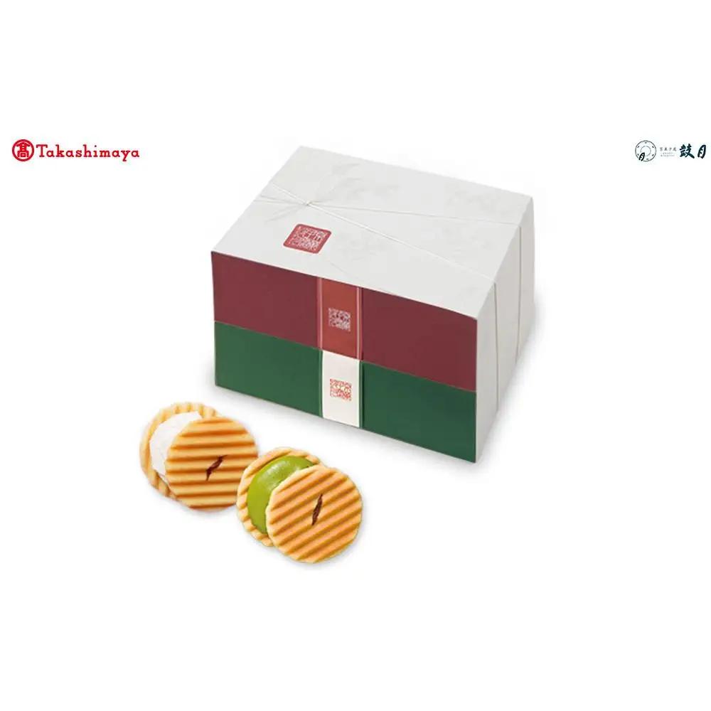 【高島屋選定品】【鼓月】姫千寿せんべい二段箱｜京都 千寿せんべい 有名店 人気 和菓子 和菓子