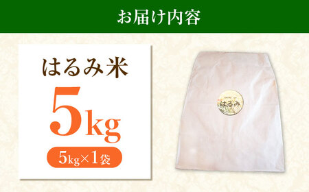 【令和7年産】 はるみ 玄米5kg 【Junkan農園】 米 お米 精米 玄米 はるみ 令和7年産[BDBF003-1]