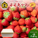 【ふるさと納税】 訳あり すずあかね いちご 2kg サイズMIX おすそ分け 県産いちご 国産いちご いちご 苺 イチゴ お中元 お歳暮 母の日 父の日 贈り物 贈答用 ホワイトデー ケーキ バースデー グルメ 故郷 秋田 あきた 鹿角市 鹿角 送料無料 【神田農園】