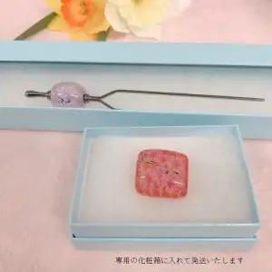 帯留め＆かんざしセット　選べる3種類（咲） U01023-2