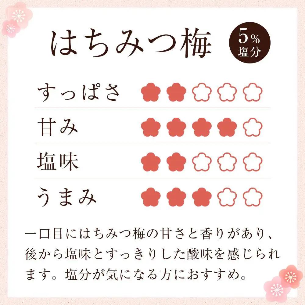 訳あり つぶれ 梅干し 500g×10パック 合計5kg はちみつ 塩分 約5％［TR2w］