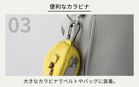 ぷっくりとしたゴルフボールケース・グレー [B-024008_02]
