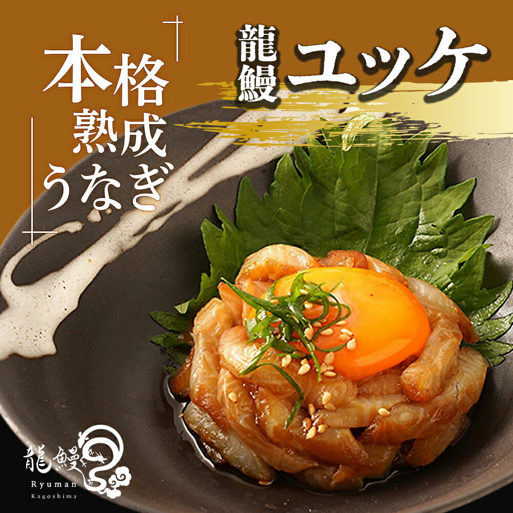【ふるさと納税】うなぎの概念が変わる!! 本格熟成 うなぎ 【龍鰻ユッケ】| 熟成うなぎ ユッケ 鰻 うなぎ ウナギ 国産うなぎ 鹿児島 鹿児島県 鹿児島県大崎町 大崎町 鹿児島県産 大崎 国産 冷凍うなぎ