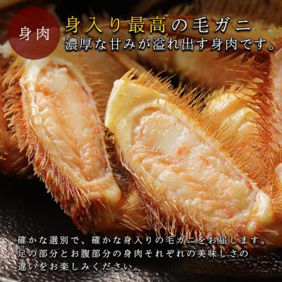 ふるさと納税 稚内市 【2026年新物】今だけ!稚内産海明け毛ガニ 浜ゆでチルド発送 800g前後【2月下旬以降発送】 |  | 02
