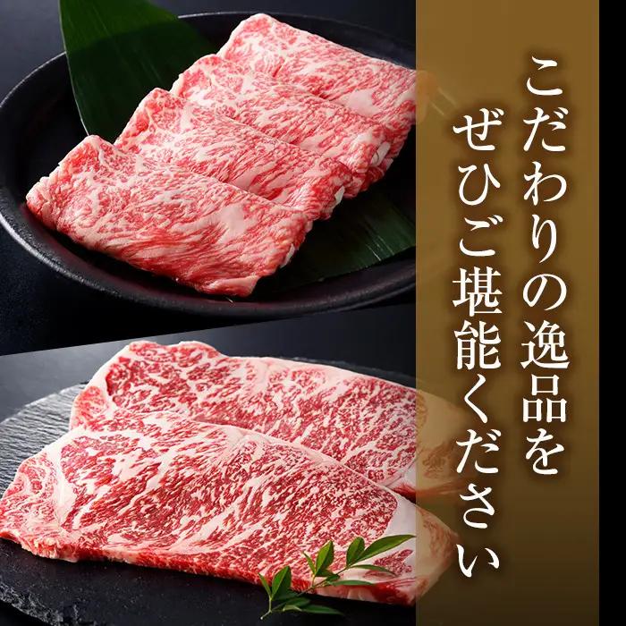 i317 ≪鹿児島県産黒毛和牛≫出水市産北さつまのむら牛 黒毛和牛＜計1kg＞サーロインステーキ(200g×2枚)、リブロース(300g×2パック)のセット！肉質のきめが細かく旨味の凝縮された牛肉をす